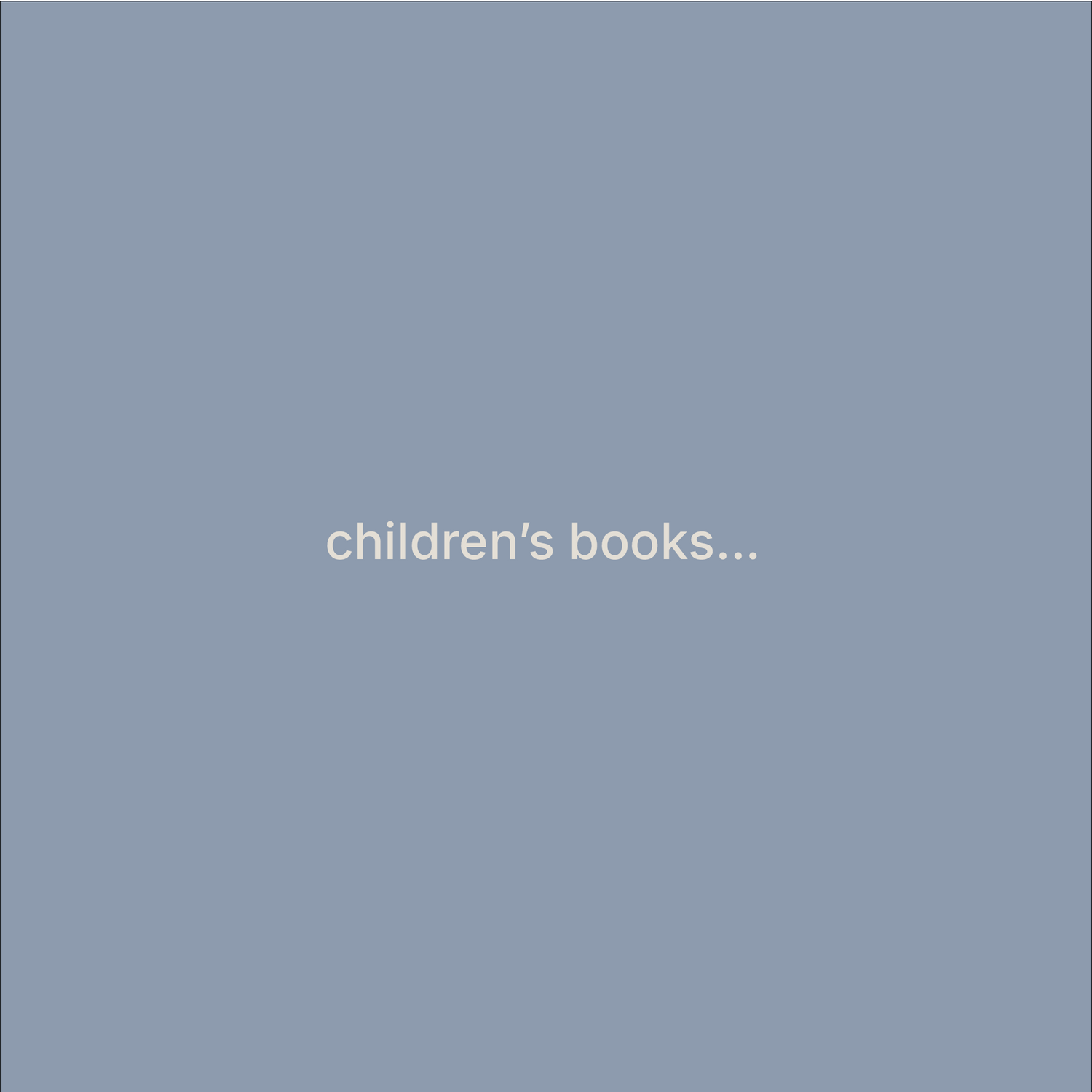 children's books