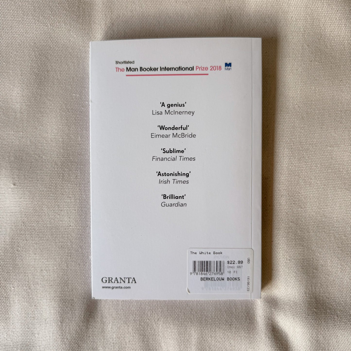 The White Book - Han Kang